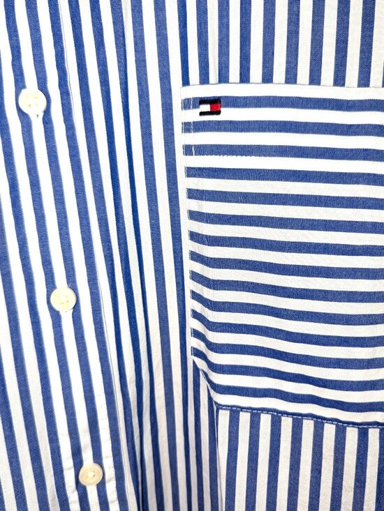 NWT Tommy Hilfiger Men’s | Cotton Classic Fit Button-Down Shirt Blue | XXL - Picture 6 of 7